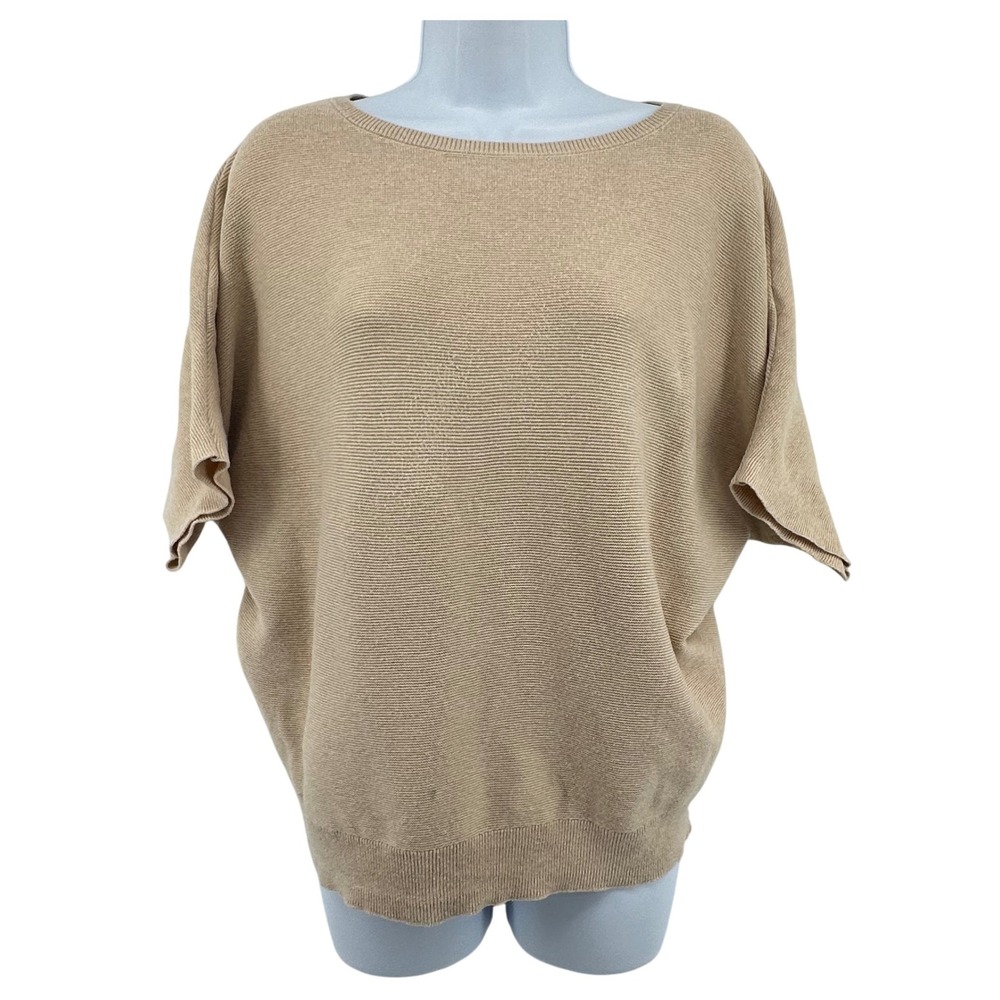 Quince Lightweight Cotton Cashmere Dolman Sweater Minimalist Luxury Womens